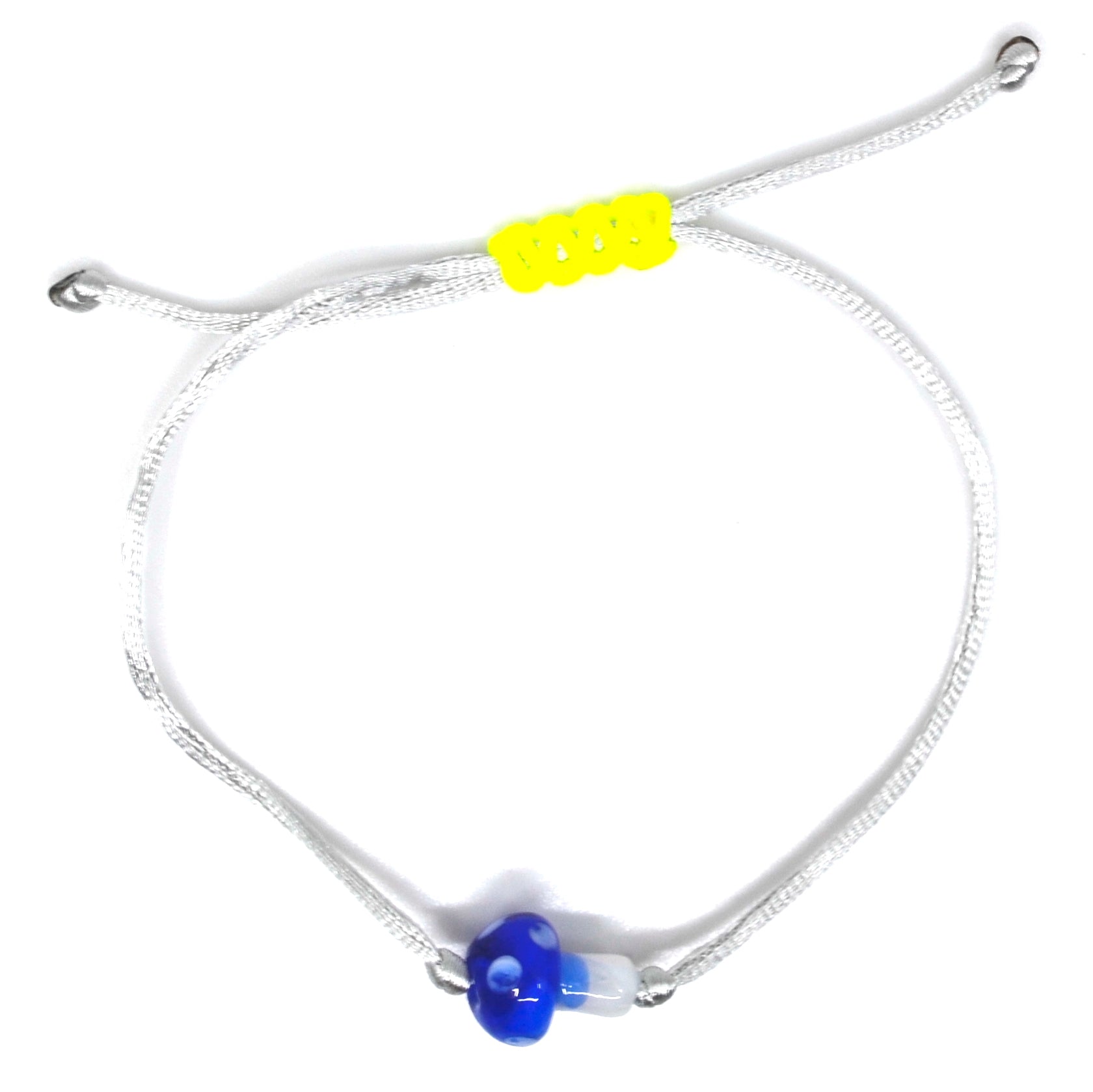 Bert Armband Glas Paddenstoel (keuze uit meerdere kleuren)