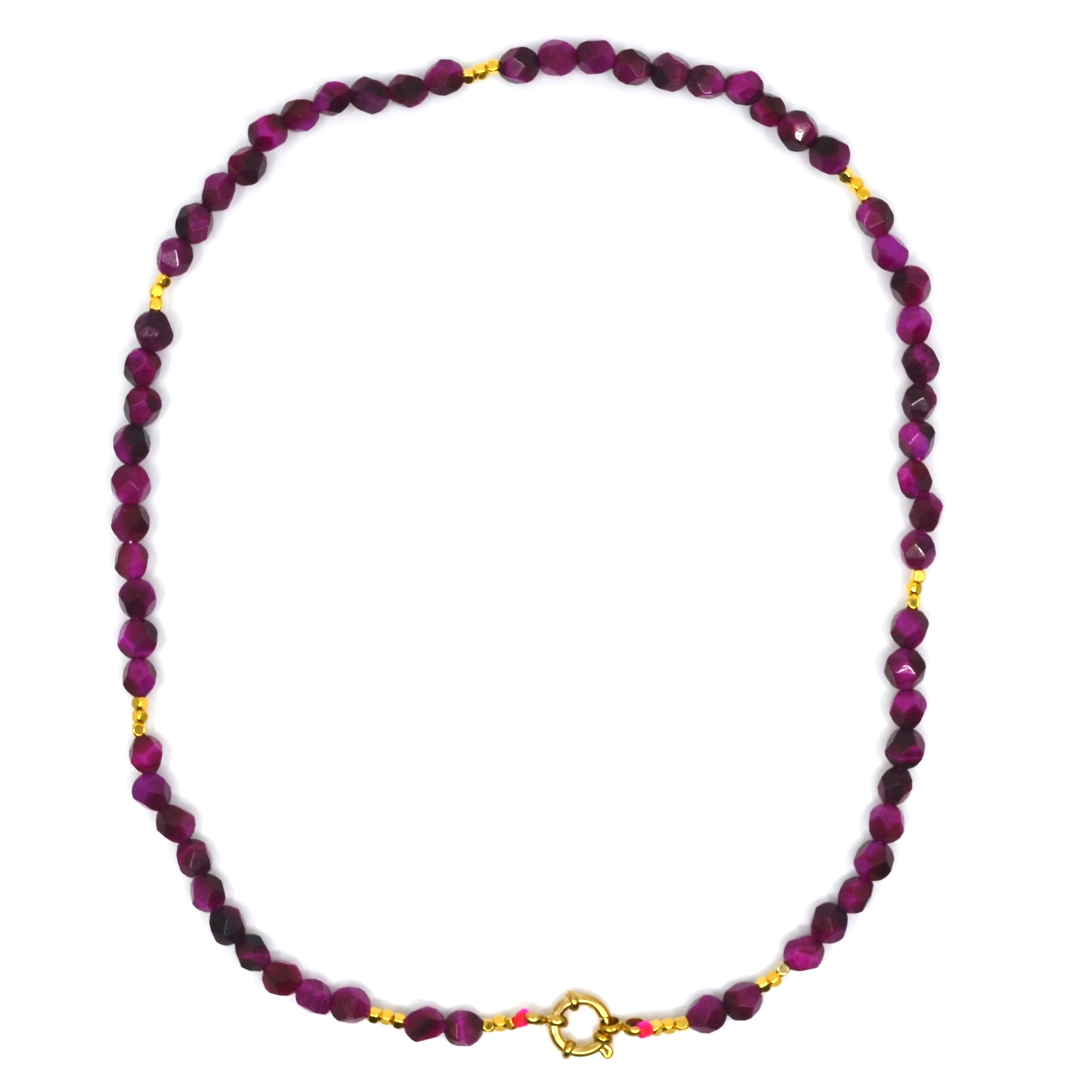 BERT Ketting Roze Tijgeroog