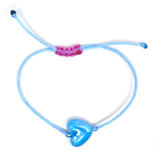 Bert Armband Hart Keramiek Blauw