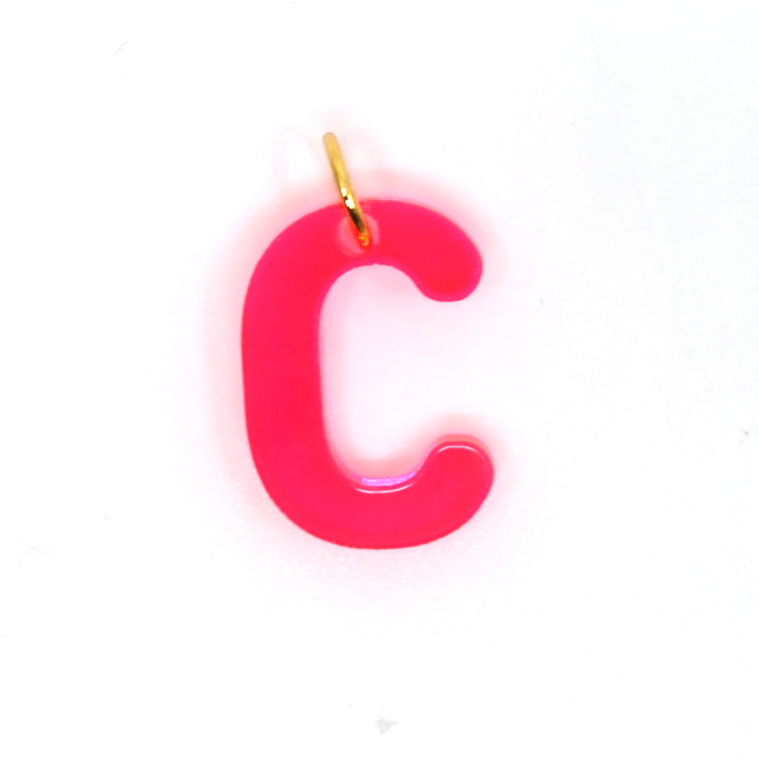 Bert Bedel Initiaal Neon Roze (Kies je letter)