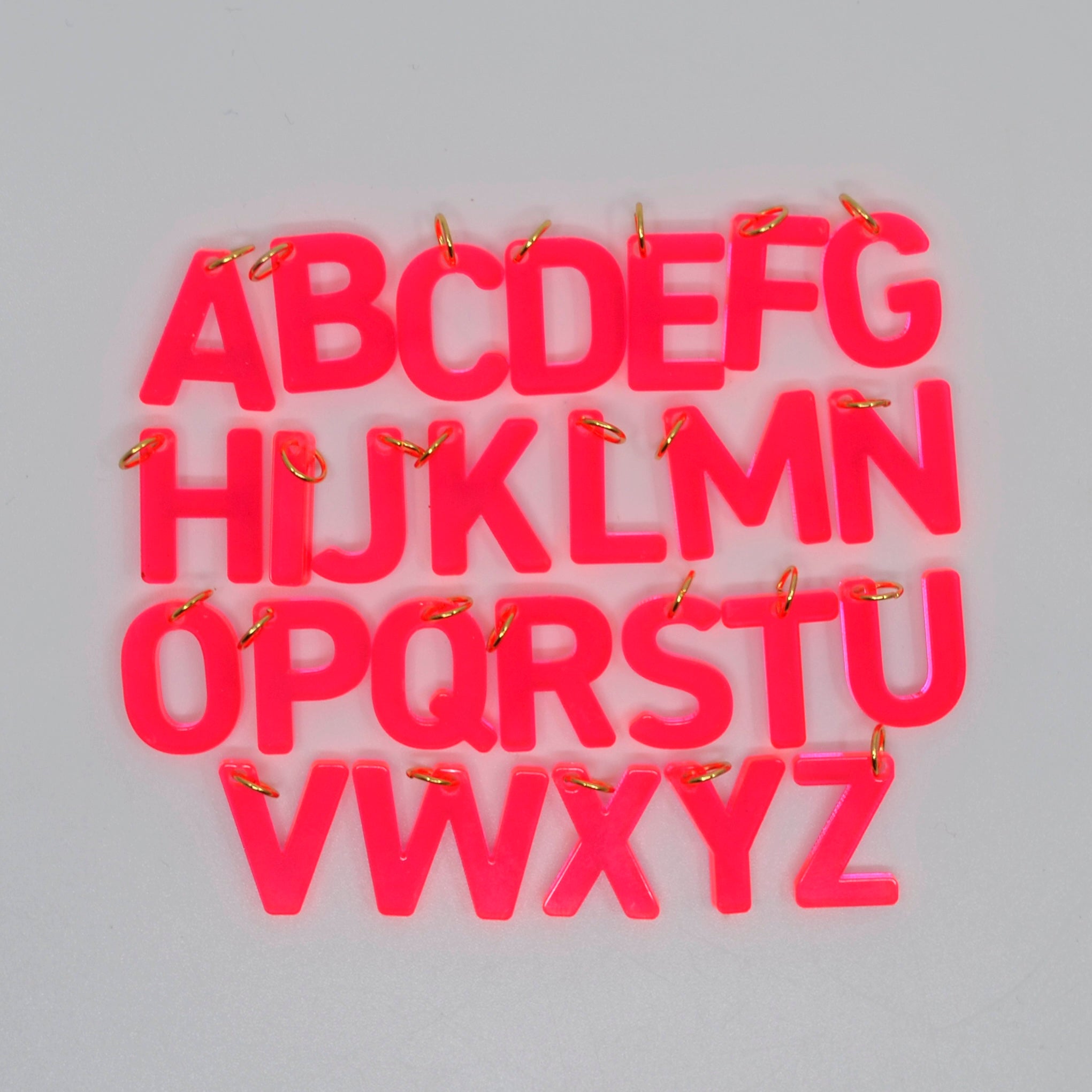 Bert Bedel Initiaal Neon Roze (Kies je letter)