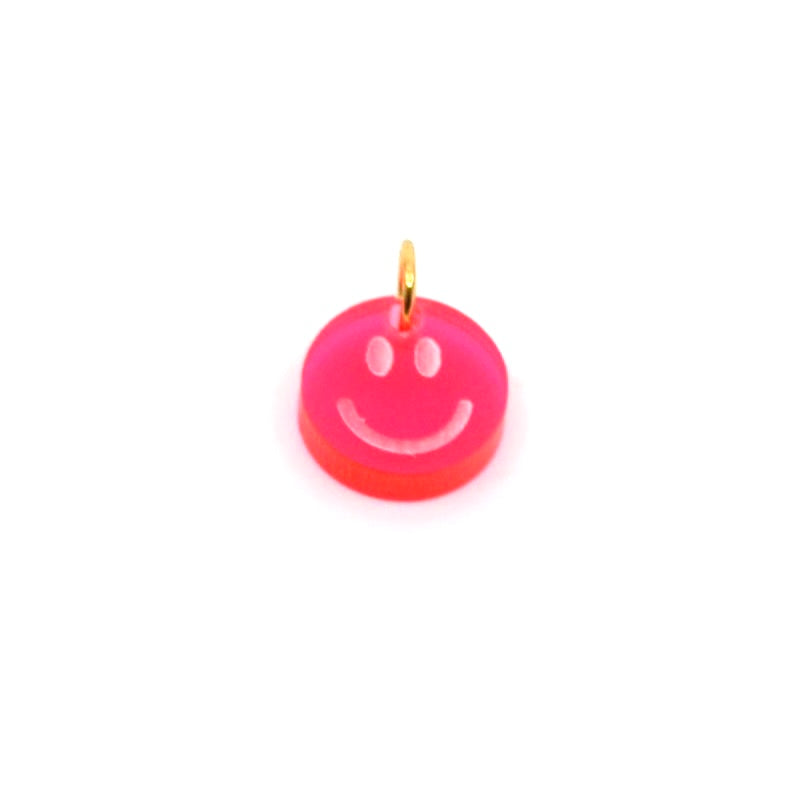 Bert Bedel Smiley Neon Roze