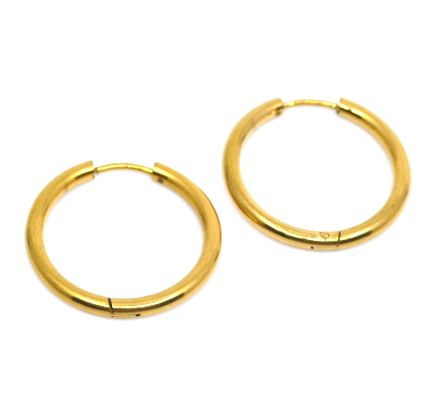 Bert Oorbellen Hoops Goud L (per paar)