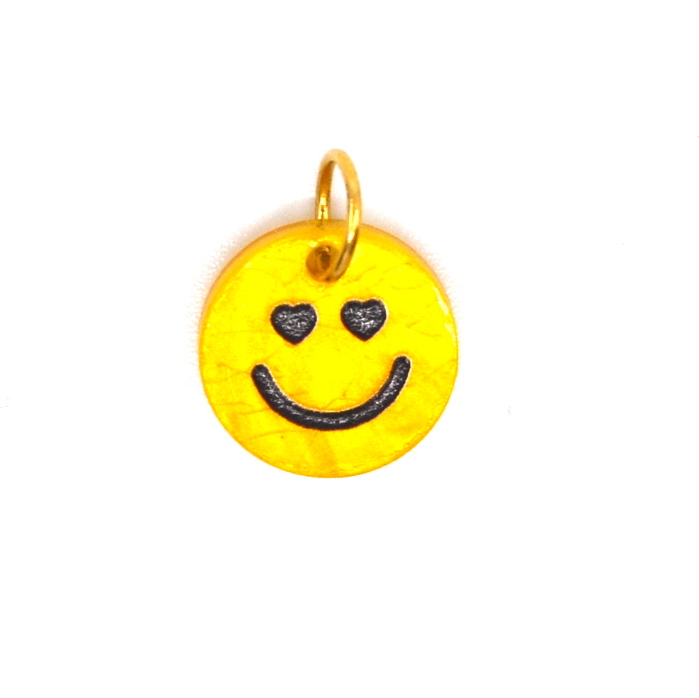 Bert Bedel Smiley Geel Gemêleerd Hearteyes