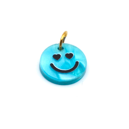 Bert Bedel Smiley Turquoise Gemêleerd Hearteyes