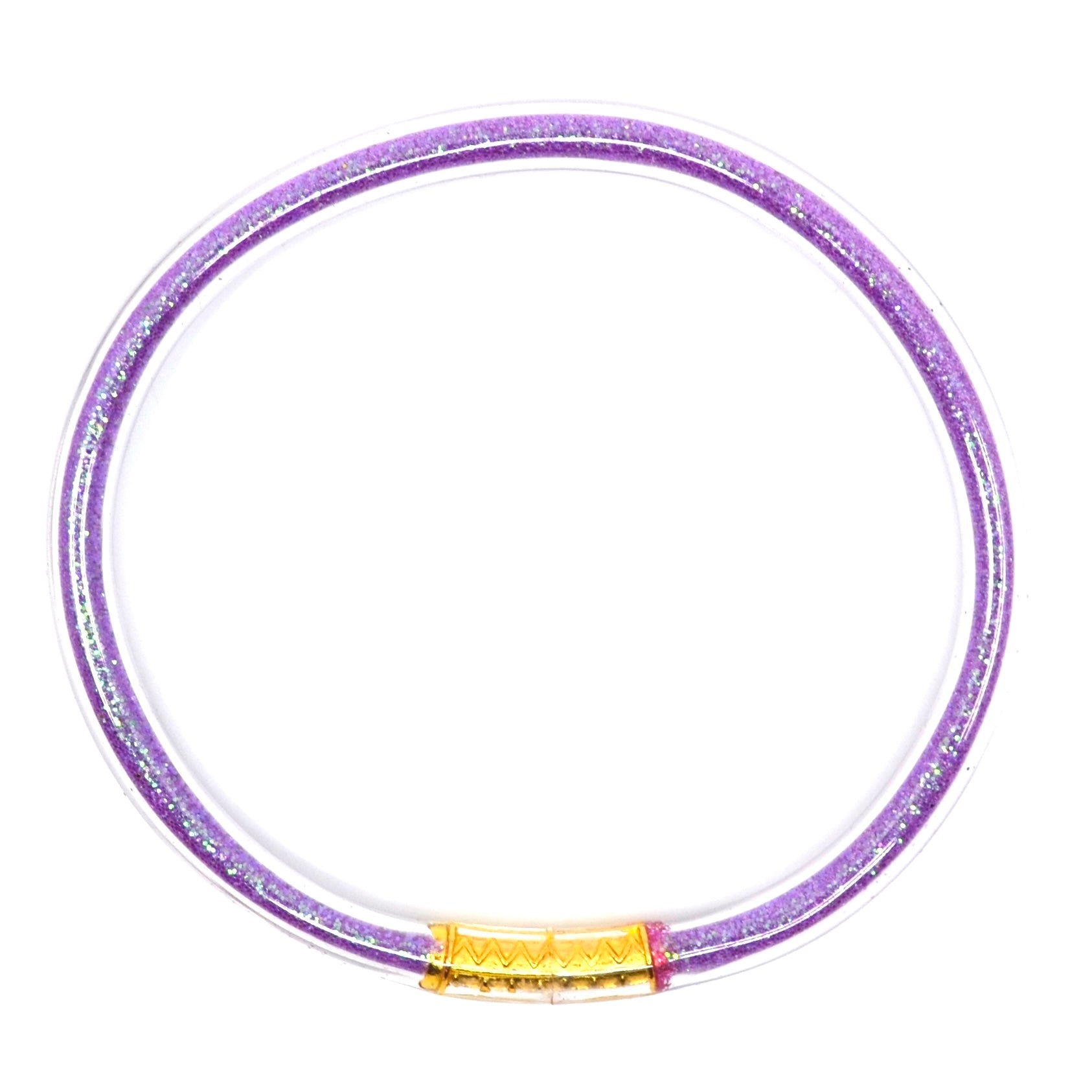 Bert armband Viva Paars Glitter