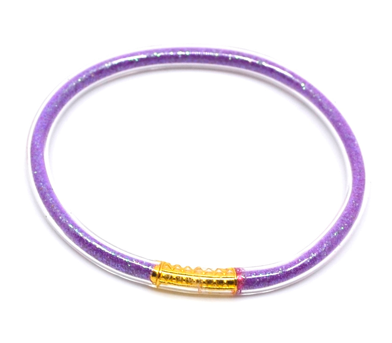 Bert armband Viva Paars Glitter