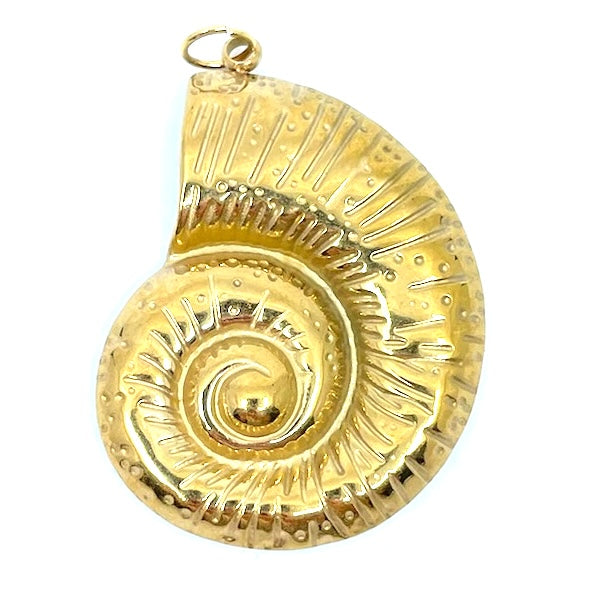 Bert Bedel Schelp 2 goud Stainless steel