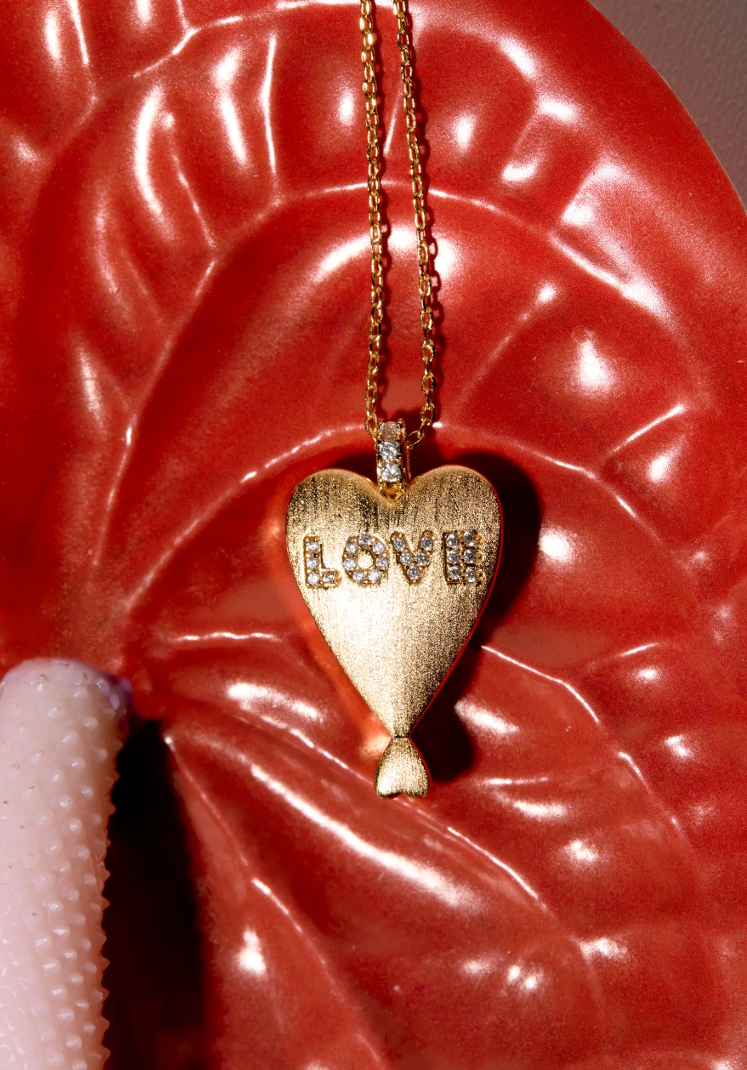 MYA-BAY Ketting LOVE TWIN HEARTS