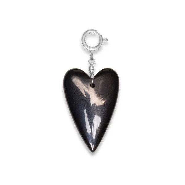 Le Veer Jewelry Bedel Black Heart Silver