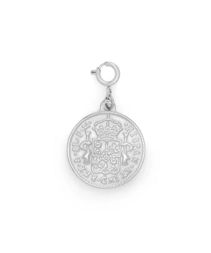 Le Veer Jewelry Bedel Baroque Coin Silver