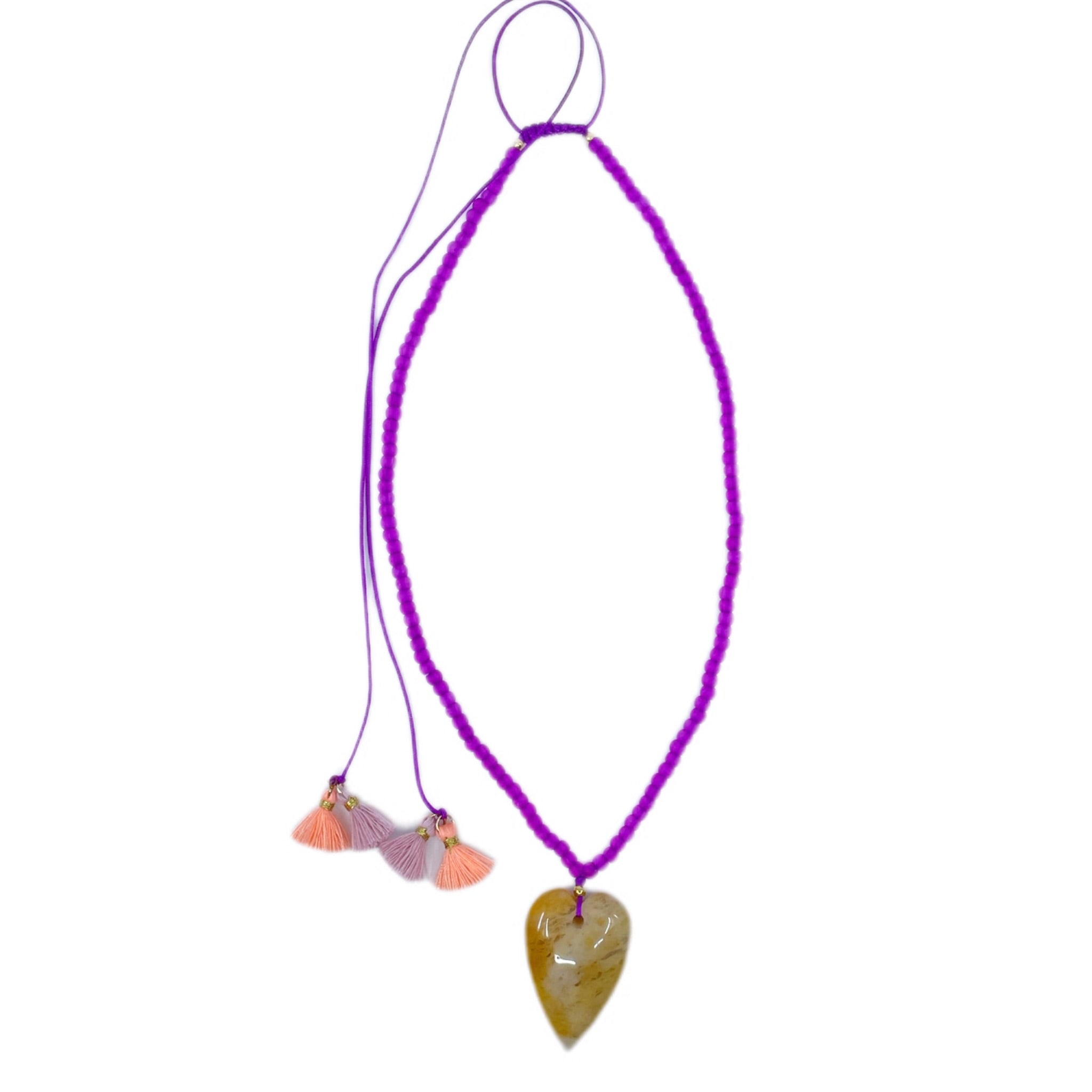 Bert ketting Love Paars