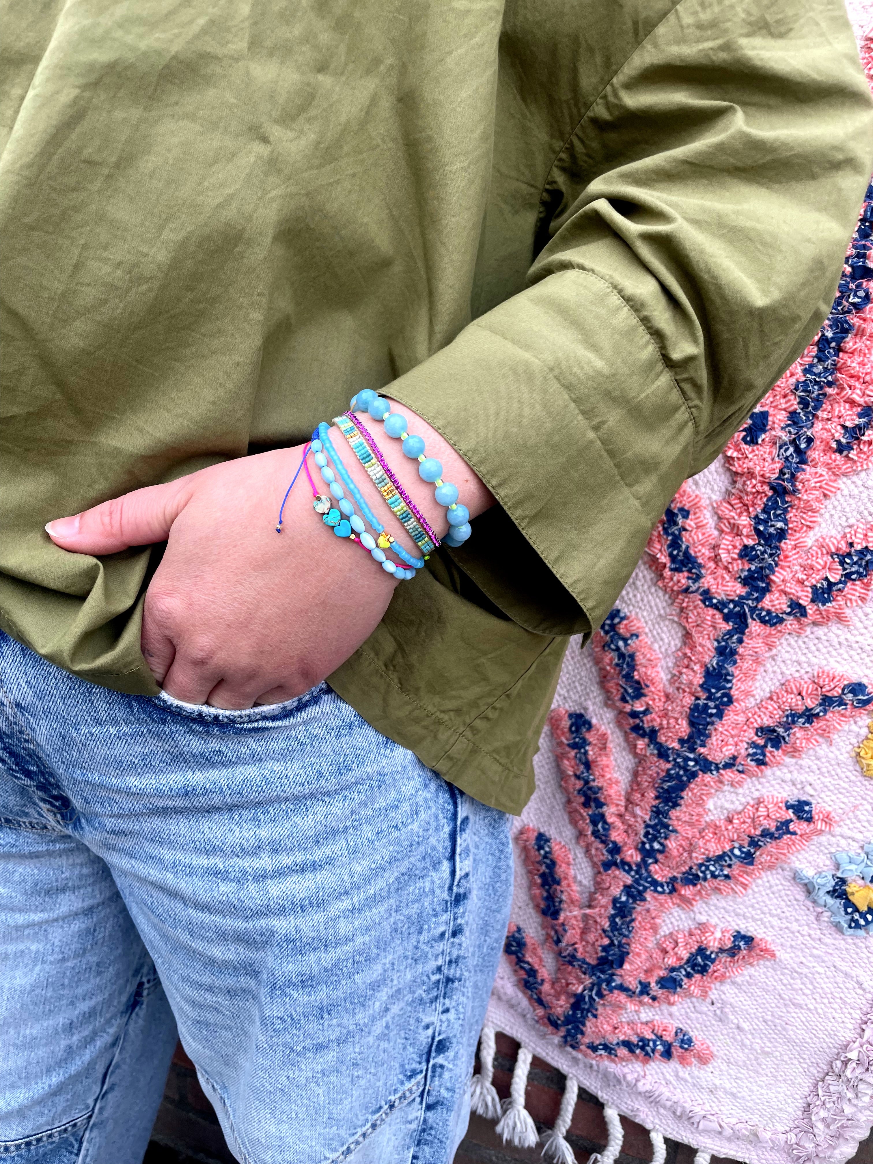 Bert Armband Joy Licht Blauw
