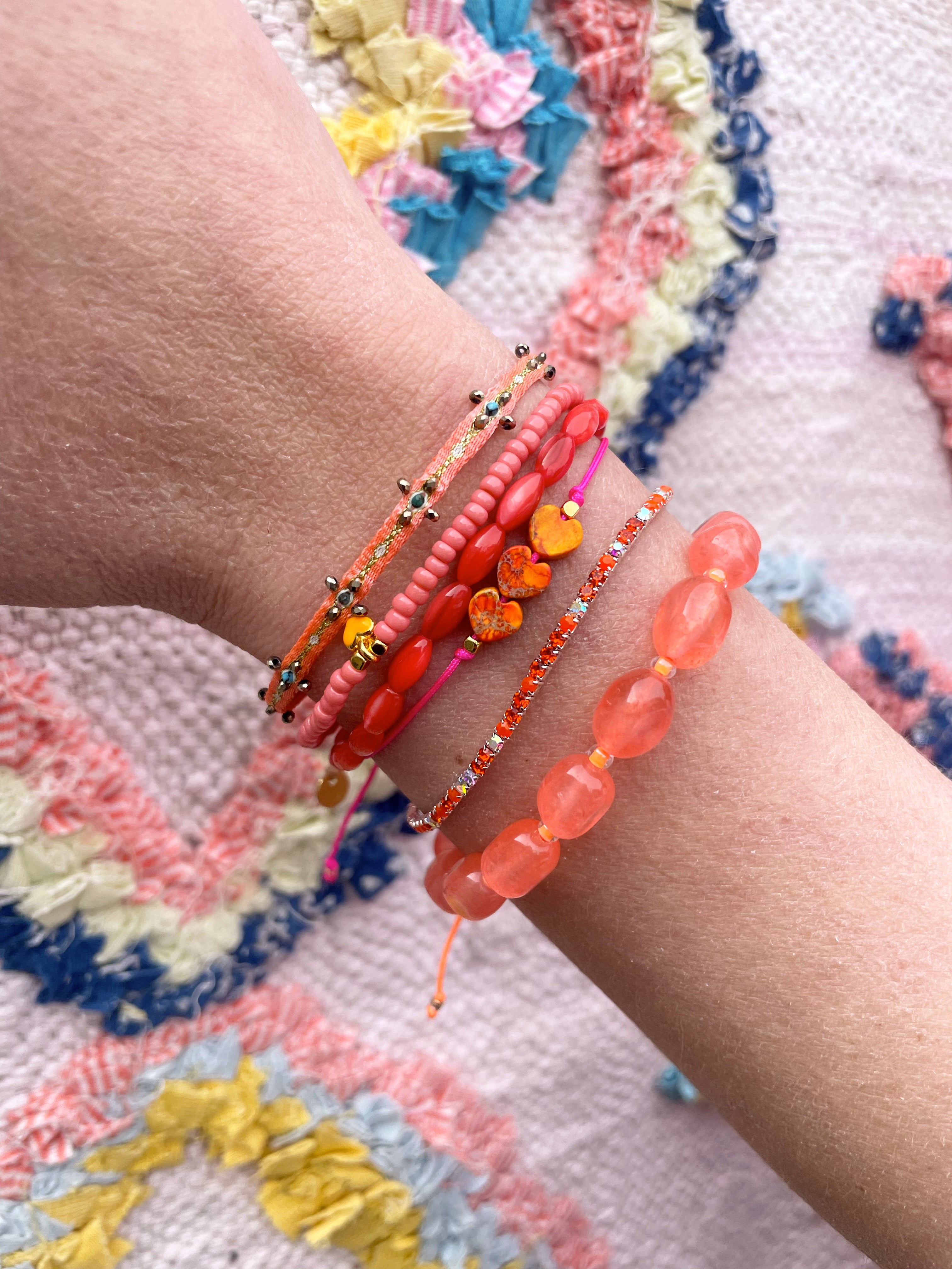 Bert Armband Joy Rood
