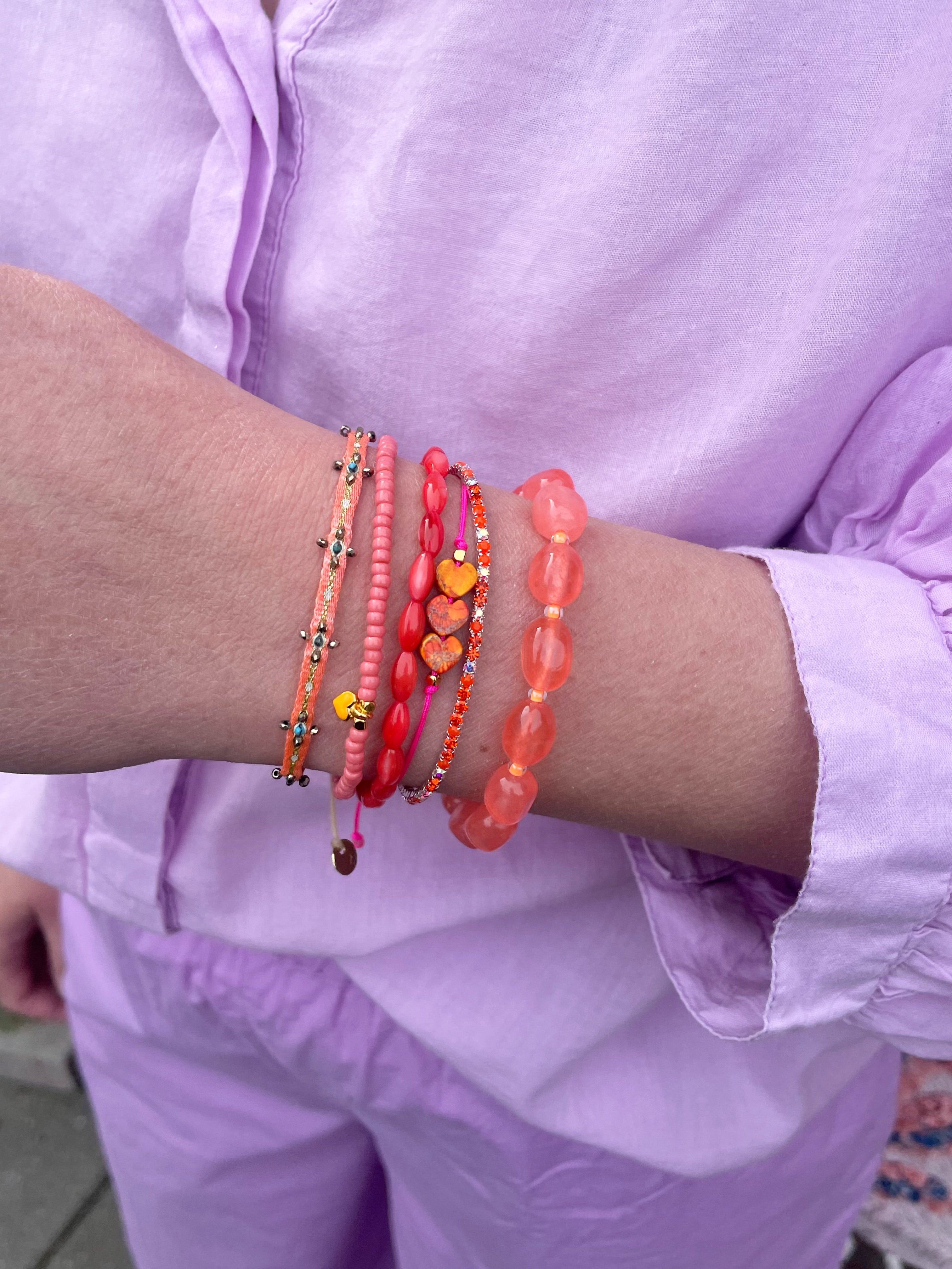 Bert Armband Joy Rood