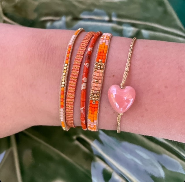 Bert Armband Love Roze