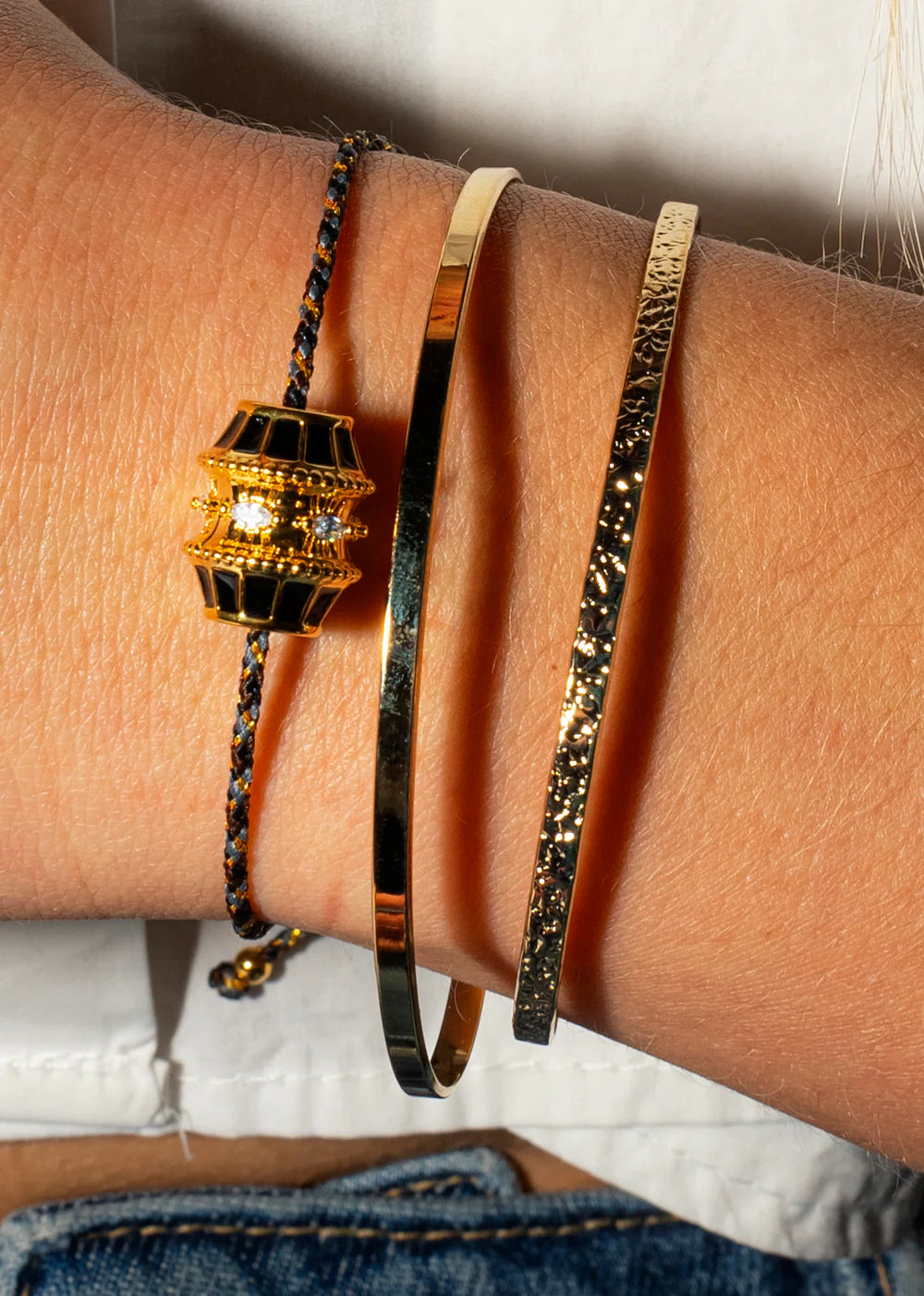 MYA-BAY Armband Black Talisman
