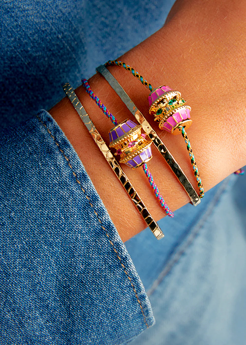 MYA-BAY Armband Fuchsia Talisman