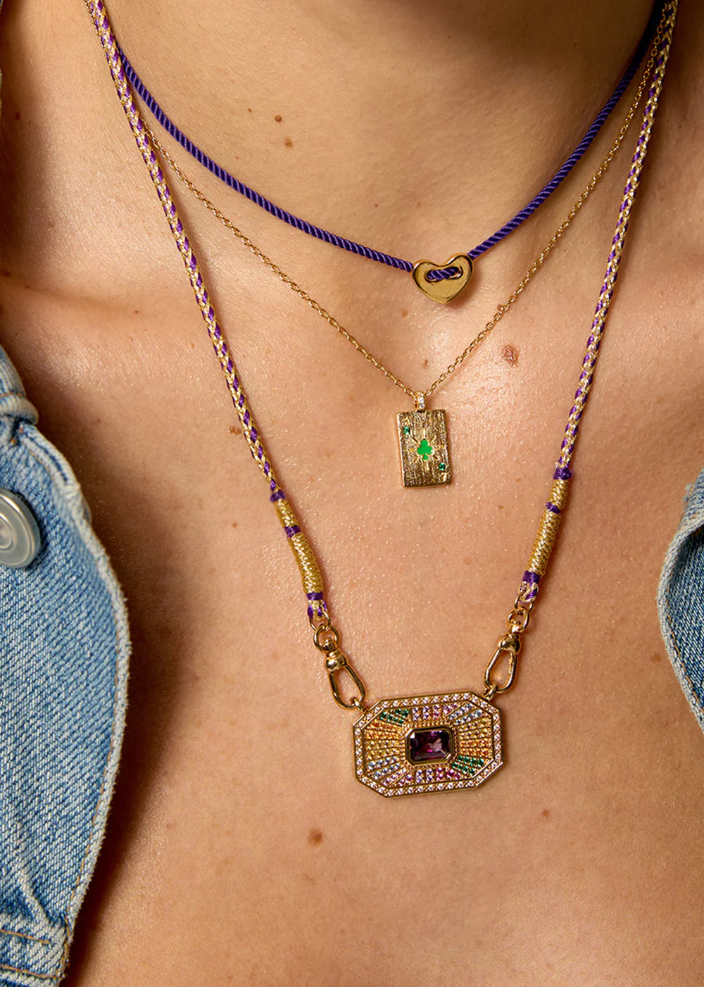 MYA-BAY Ketting Ace of Clubs