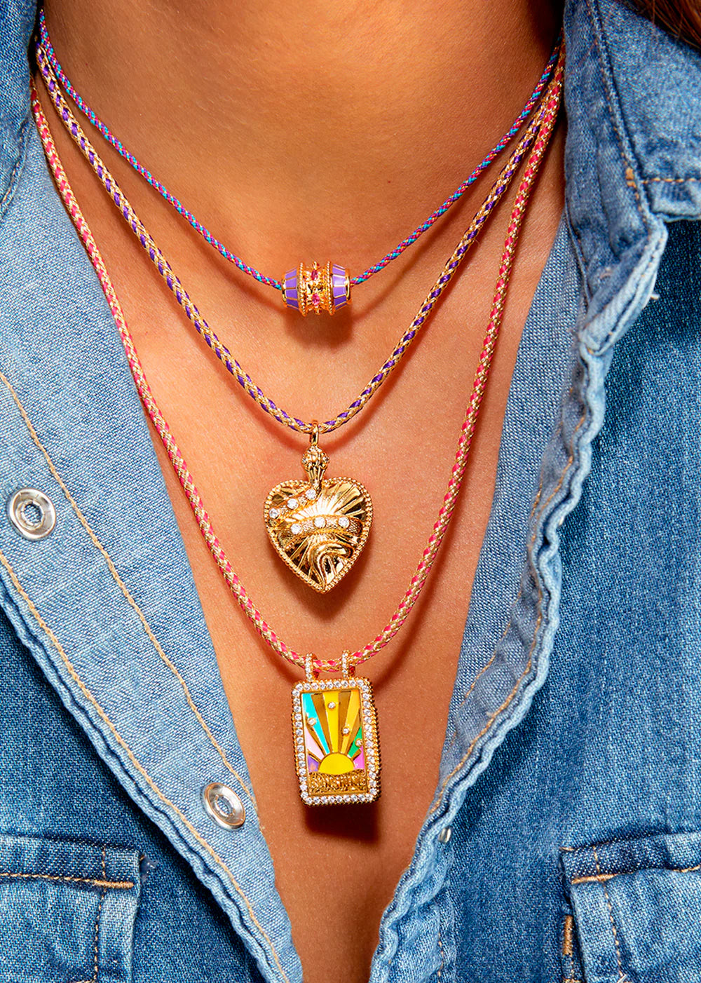MYA-BAY Ketting Purple Talisman