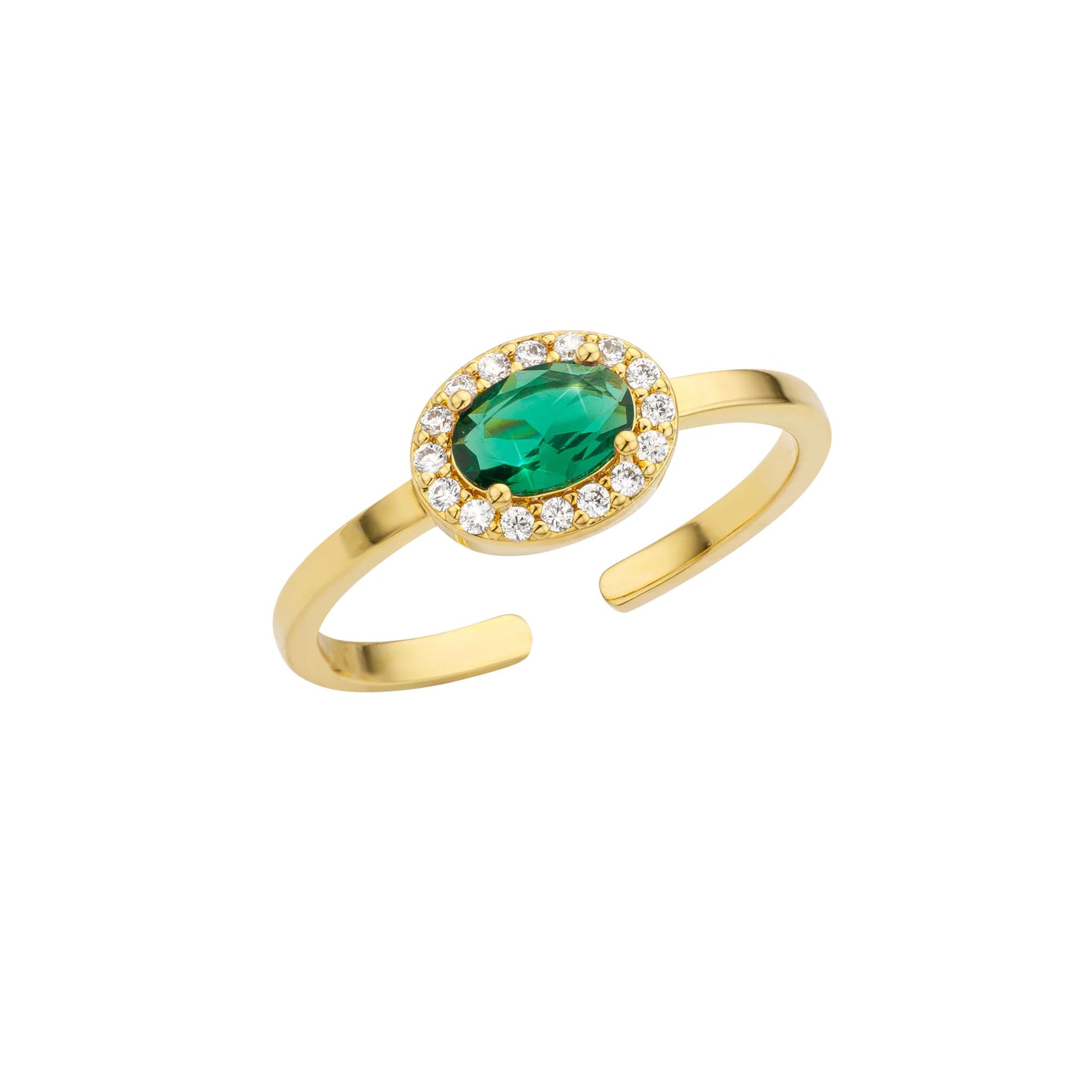 MYA-BAY Ring Green Dynasty