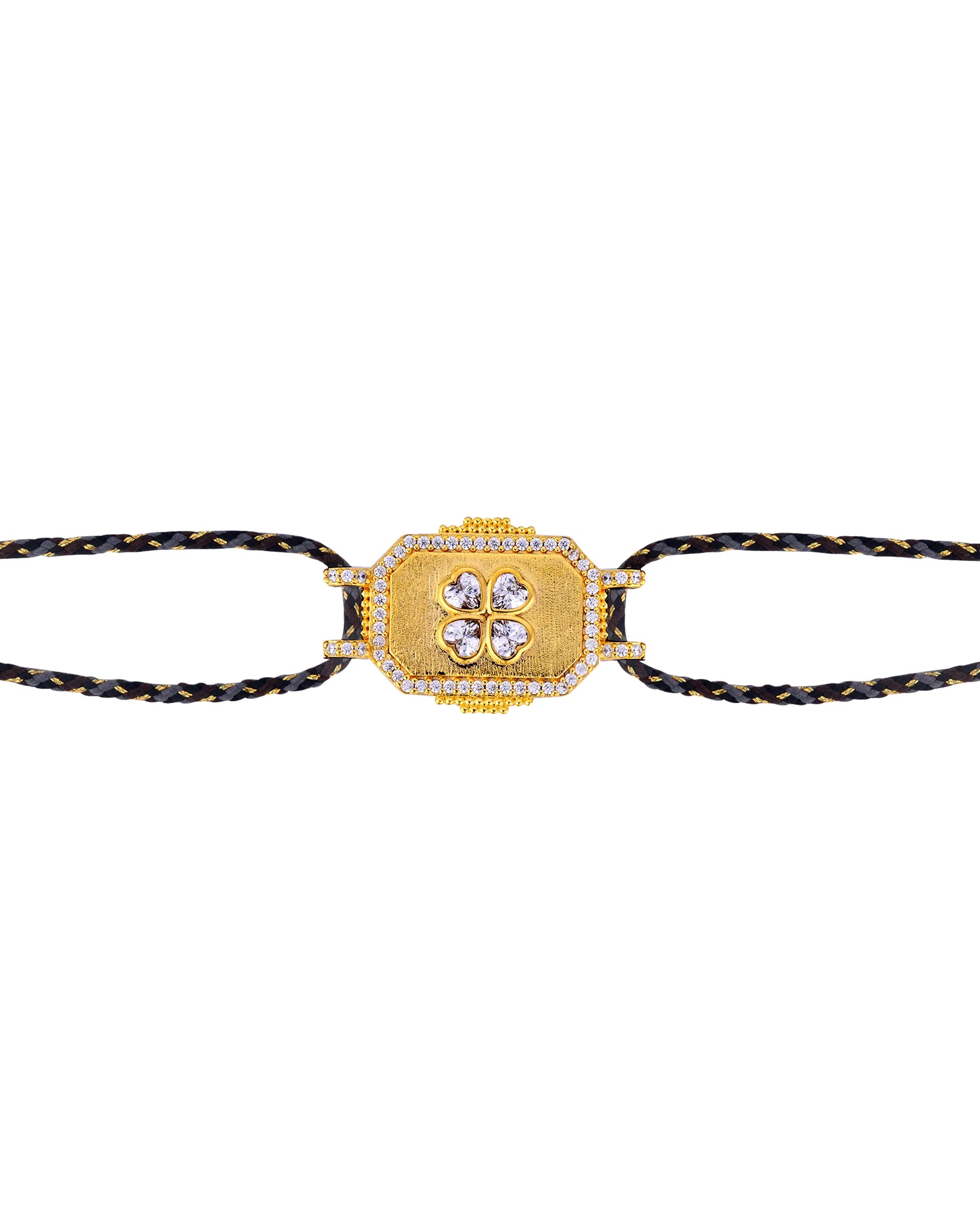 MYA-BAY Armband Bohemian Clover