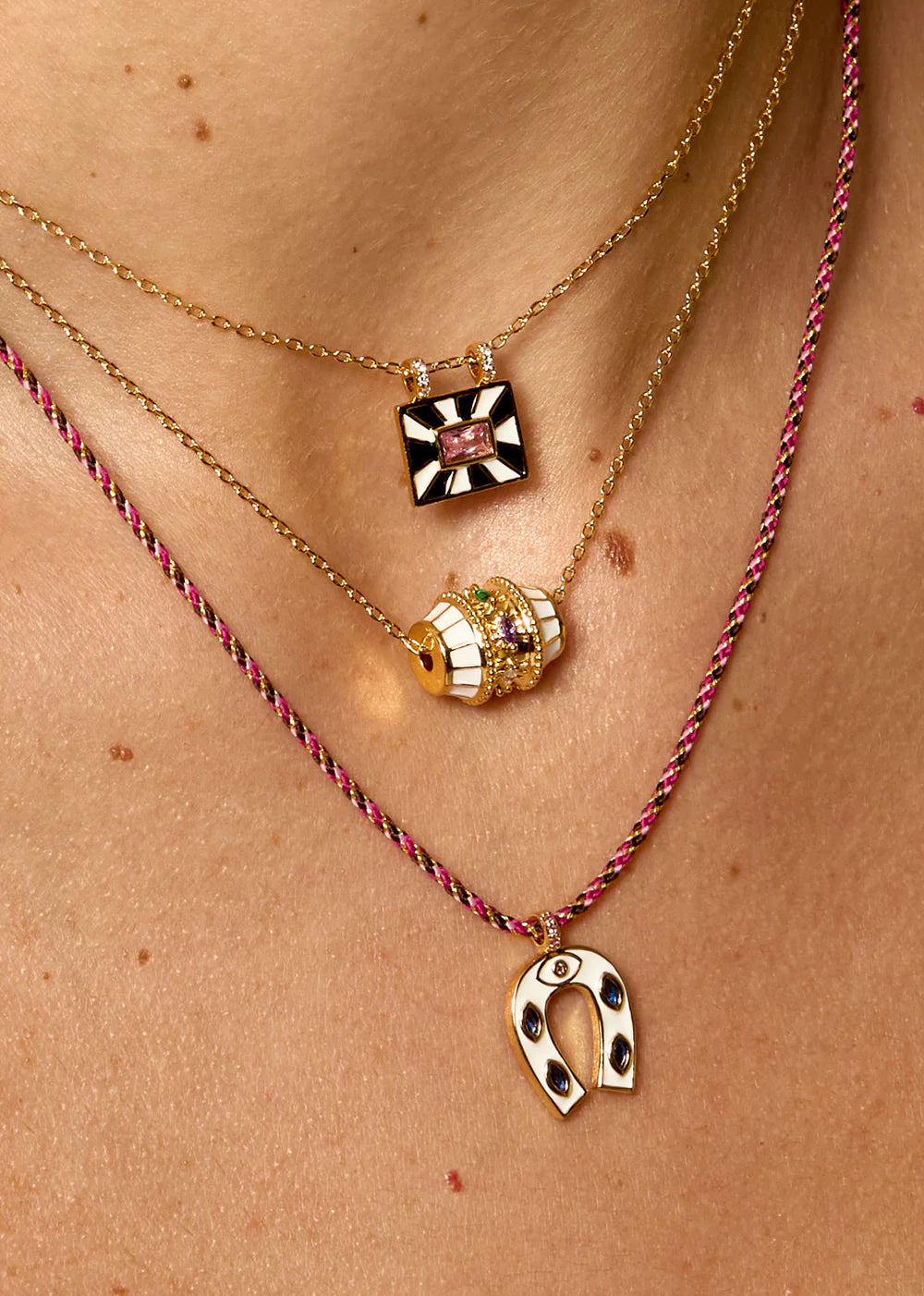 MYA-BAY Ketting Black & White El Paso