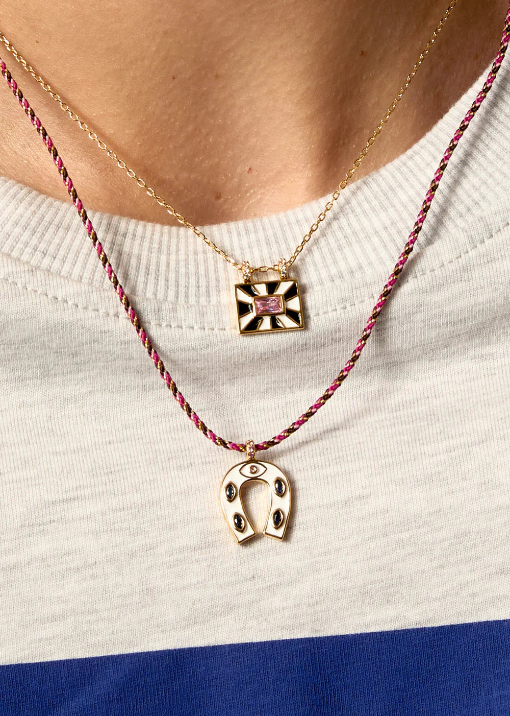 MYA-BAY Ketting Black & White El Paso