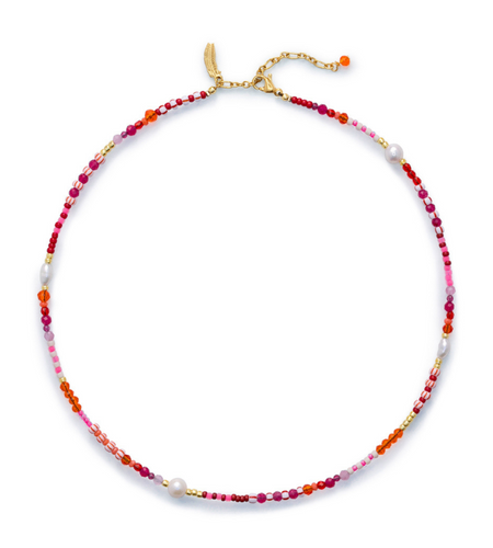 Le Veer Jewelry Ketting Hula Red