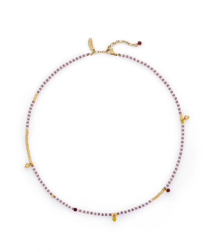 Le Veer Jewelry Tropez necklace Purple