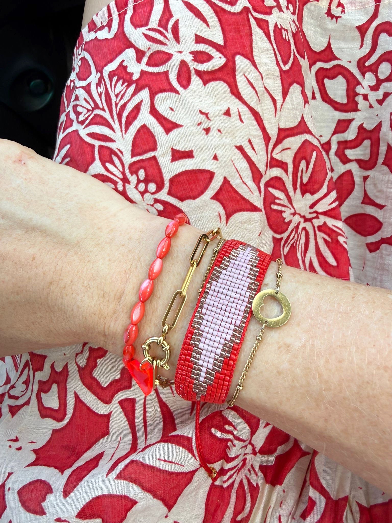 Bert Armband Joy Rood