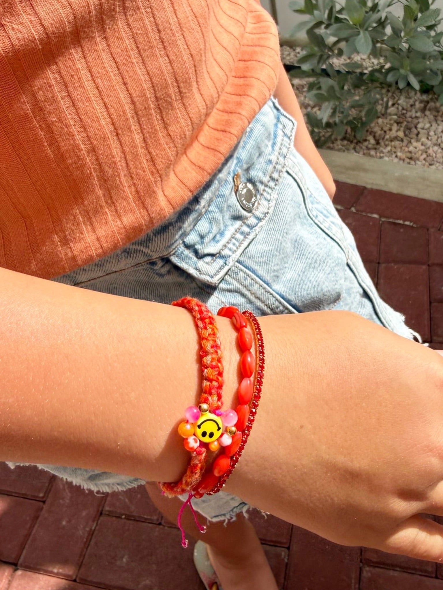 Bert Armband Joy Rood